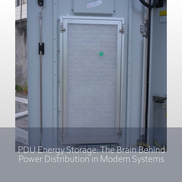 PDU Energy Storage: The Brain Behind Power Distribution in Modern Systems